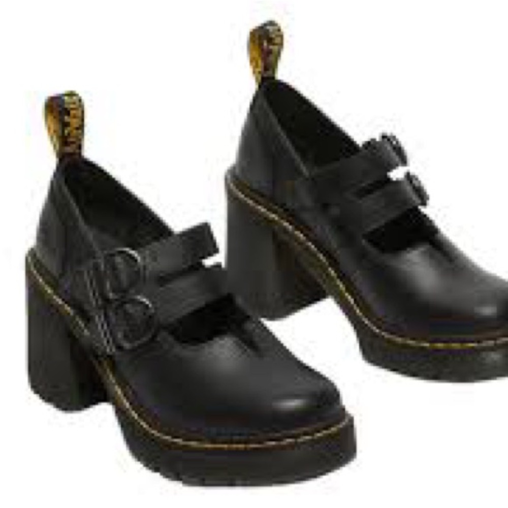 Women’s Doc Martens. Heels. Color: Black, Size 10(women)